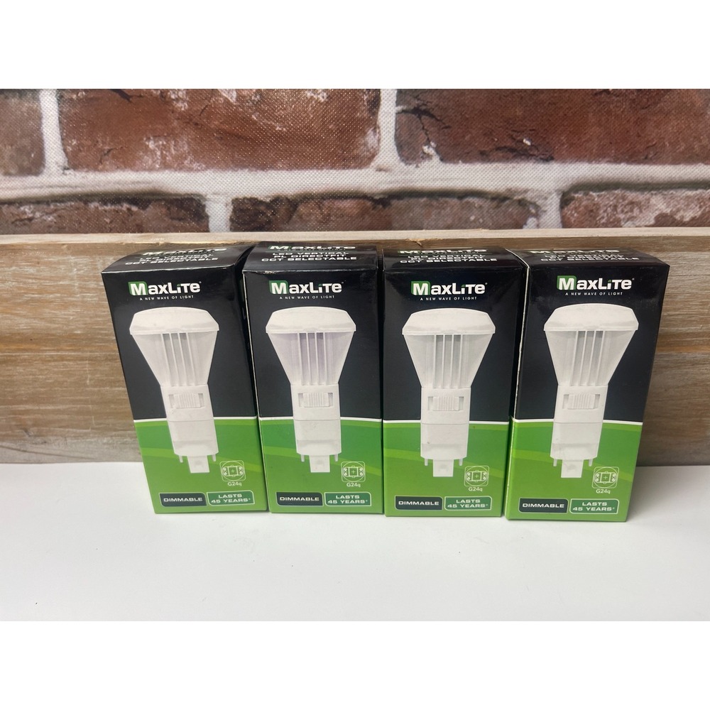 MaxLite LED PL Vertical CCT Selectable Bulb G24Q Base 9W NEW